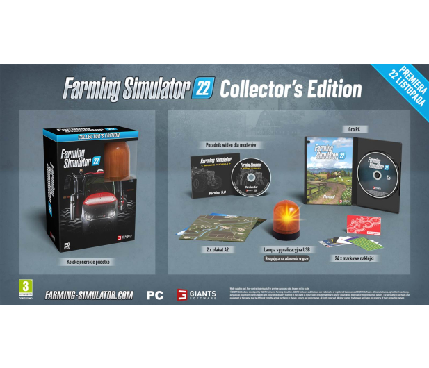 GIANTS SOFTWARE Farming Simulator 22 Edycja Kolekcjonerska PC - 664304 - zdjęcie 3